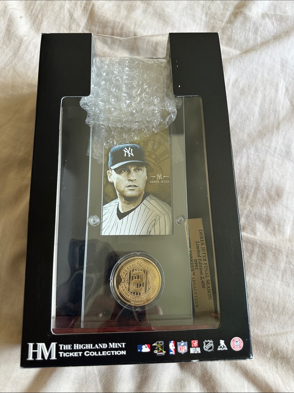 Derek Jeter Highland Mint Collectible